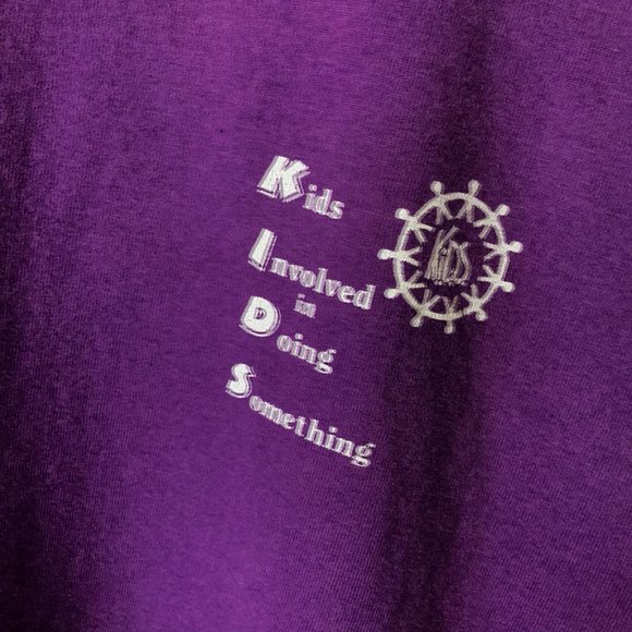 Kids Involved In Doing Something T Shirt  90s Vintage Single Stitch USA Large L - Picture 7 of 16